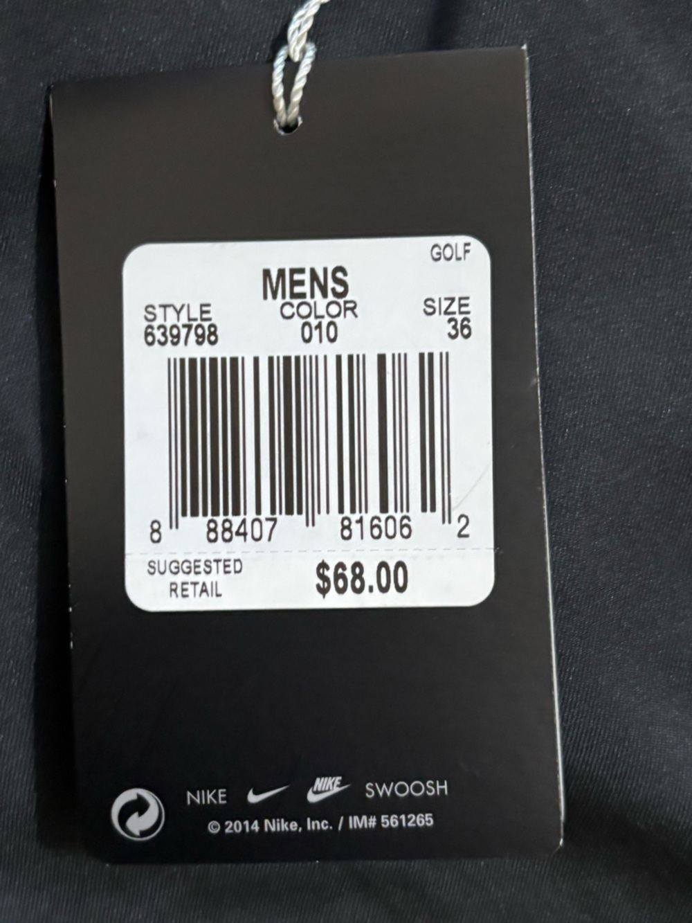 2 Pairs Nike Men’s Black Tour Performance Golf Shorts NWT Dri Fit - Picture 12 of 12